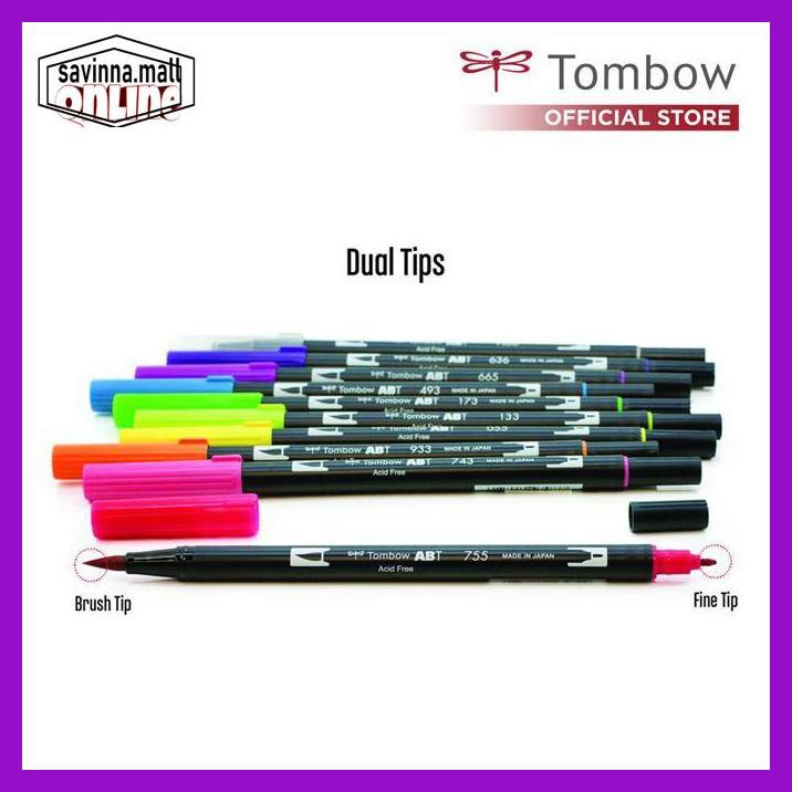 

U0Uo879- Abt Dual Brush Pen Carnation Y7Ry688-