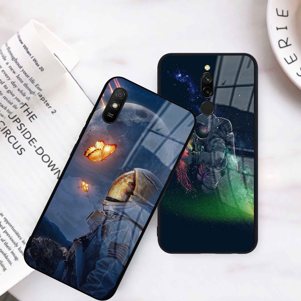 (RD22) Case Glossy Redmi S2 6A 7A 8 8A 9A 9C 9T -Casing Kilau Hp Xiaomi Astronot Nasa