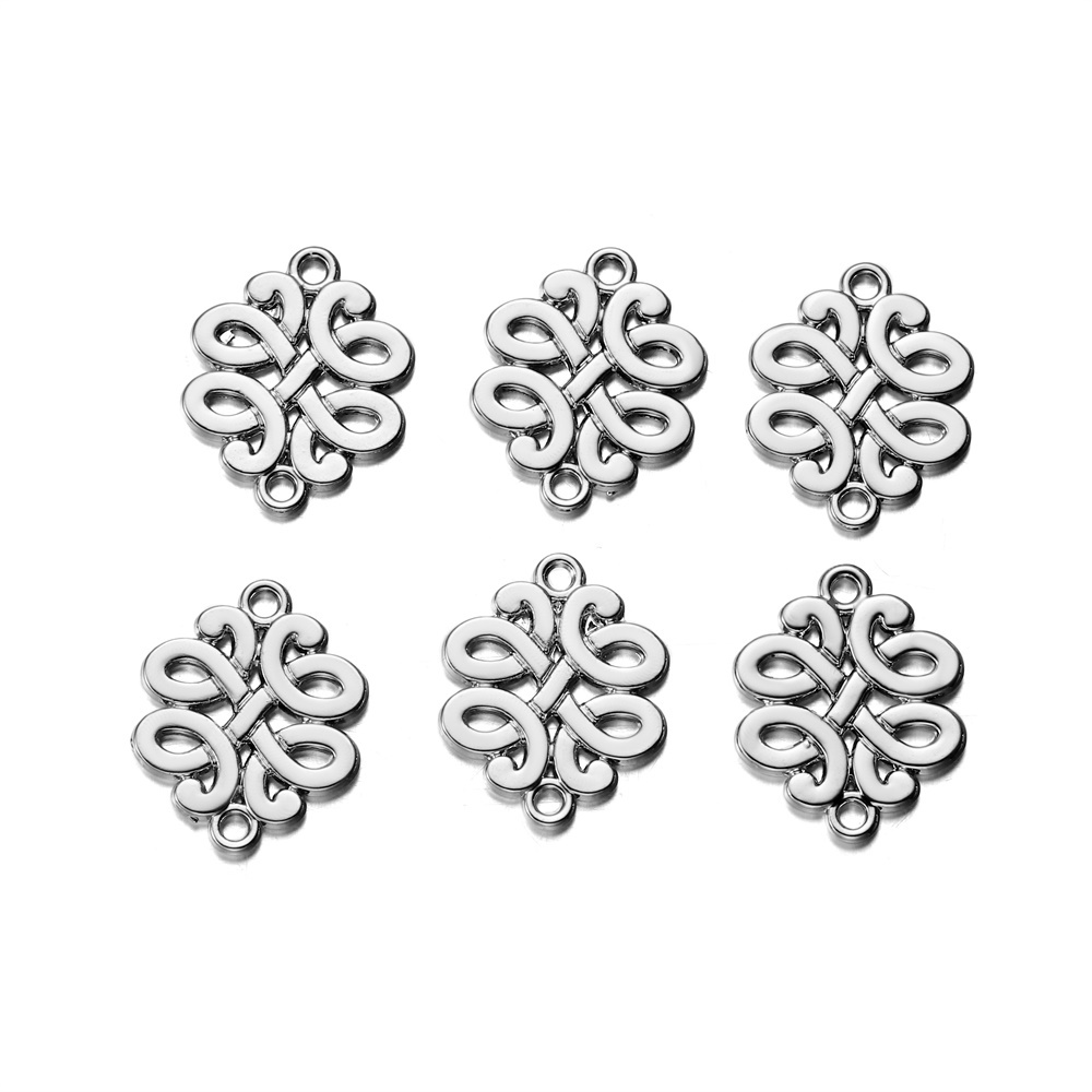 5pcs Liontin Bentuk Pentagram Simpul Pita Bahan Alloy Handmade Diy Untuk Membuat Perhiasan