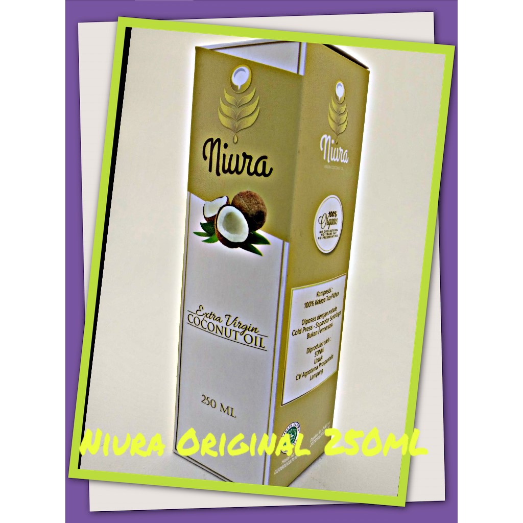 

Niura Extra Virgin Coconut Oil - VCO Original 250 mL