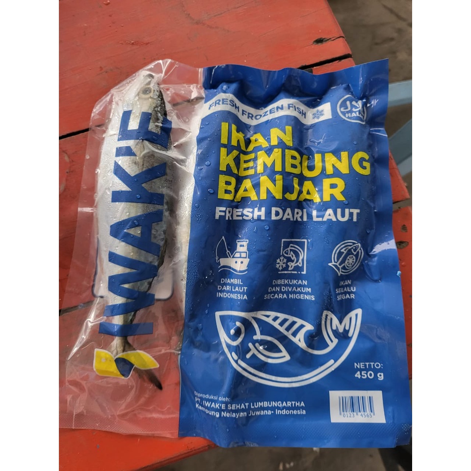 IKAN KEMBUNG BANJAR 500GR IWAKE FROZEN ISI 4-5PCS