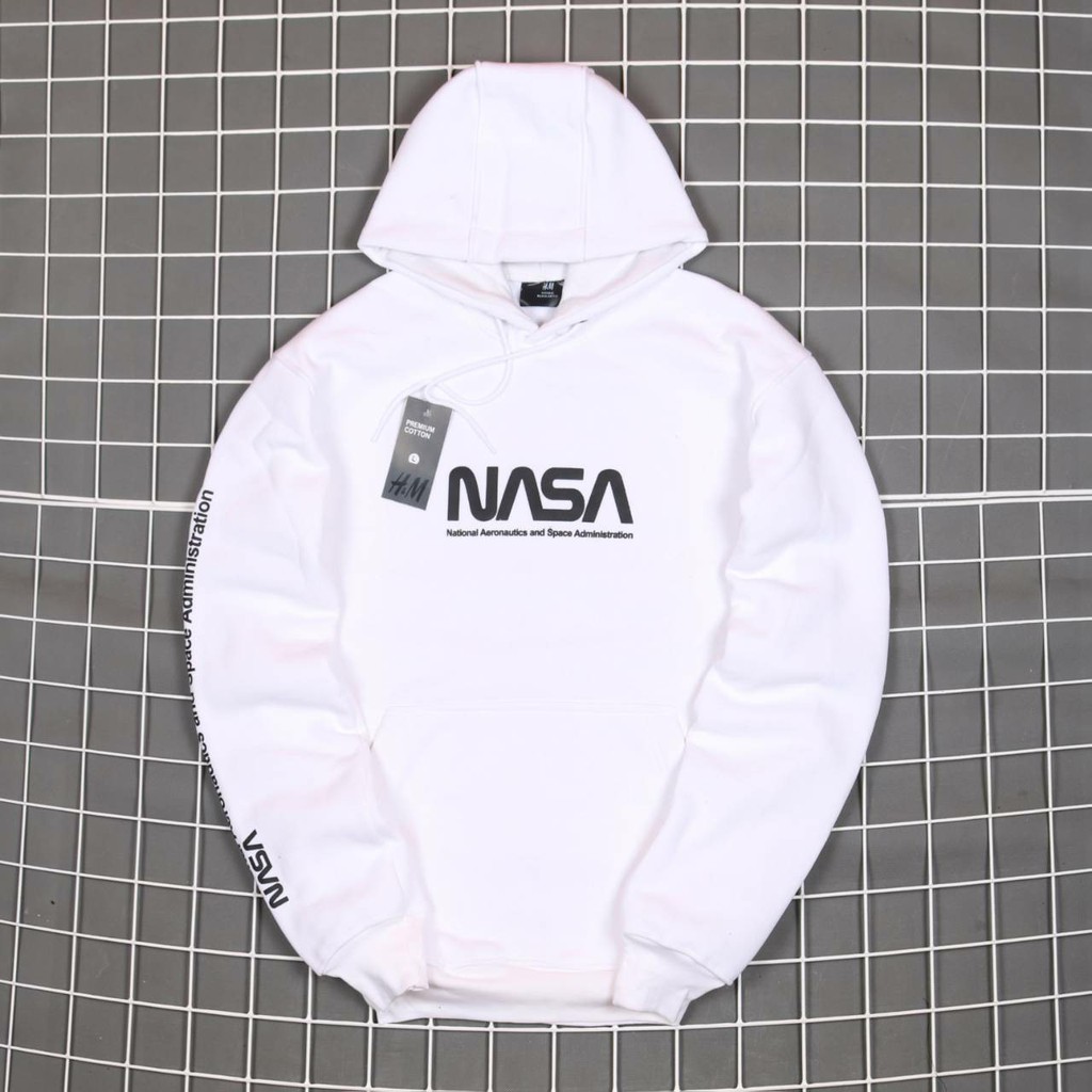 Jaket Hoodie H AND M NASA HAND LIST – Edition Trendy Casual Unisex Good Brand Quality Stylish