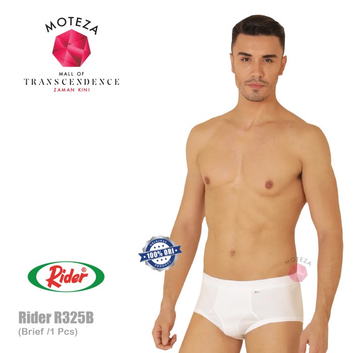 Celana Dalam Underwear Brief Pria Anti Bakteri - RIDER R 325 B - 1 pcs