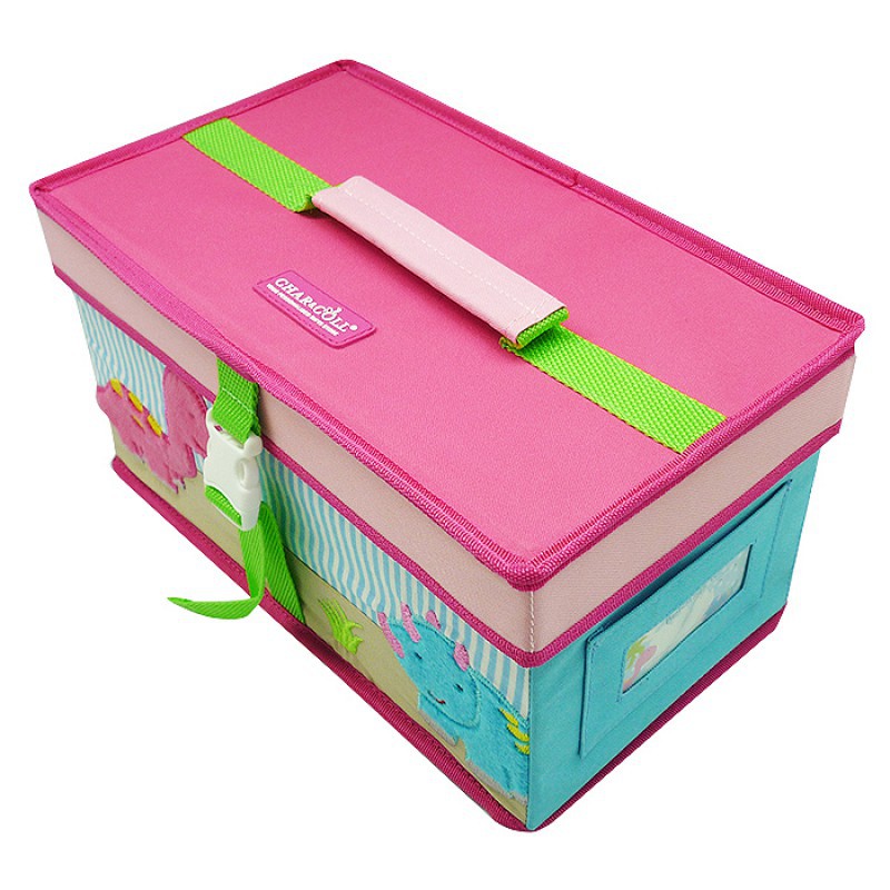 Char &amp; Coll Kotak Mainan Storage Box - Dino Girl