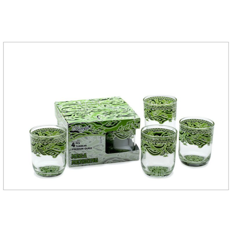 briliant set gelas/gelas set 4 pcs/gelas premium/gelas cantik/