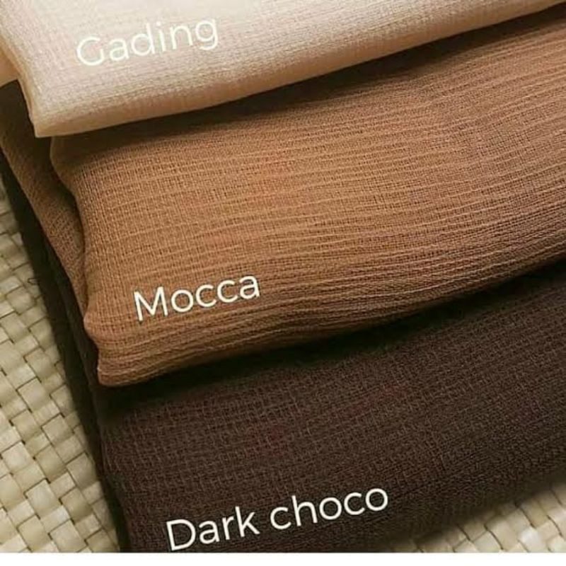 Jilbab segi empat Cornskin Premium Jahit Tepi/ Jilbab Serat Jagung / CORNSKIN-6