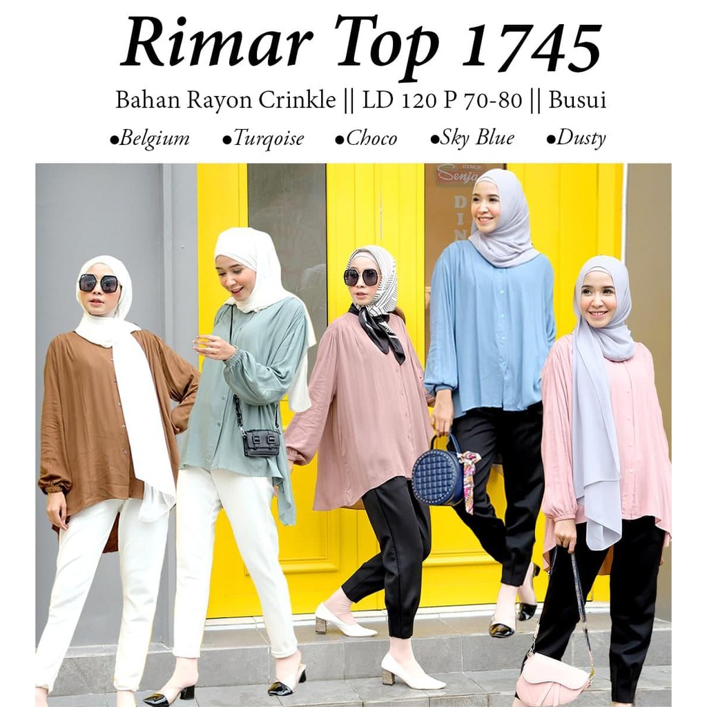 RIMAR TOP / ATASAN / KEMEJA KERJA