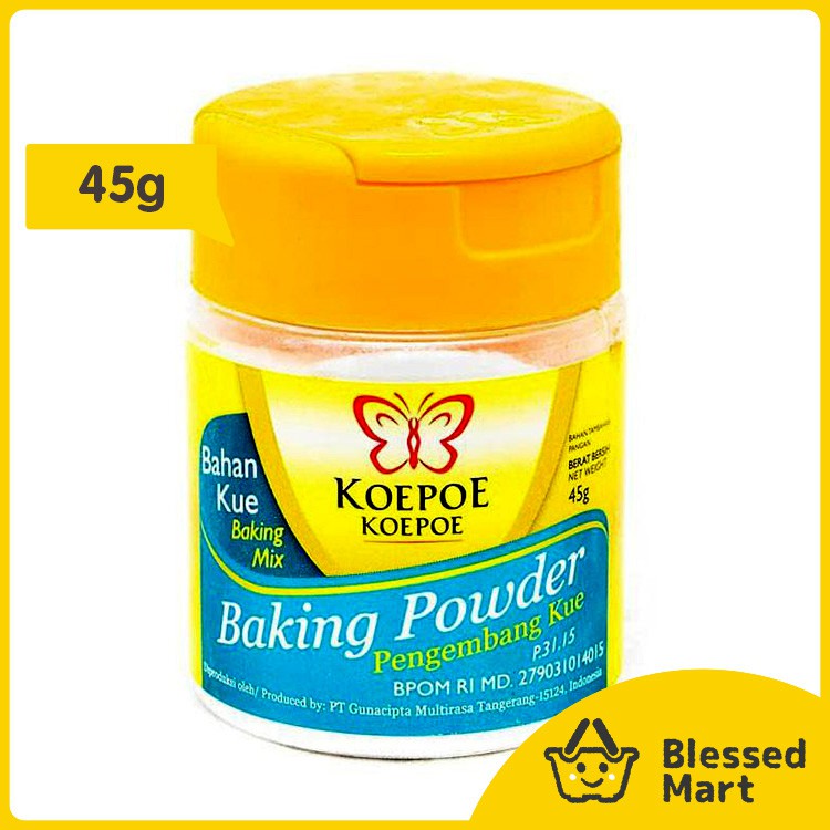 

Baking Powder Koepoe Koepoe / Pengembang Makanan 45g