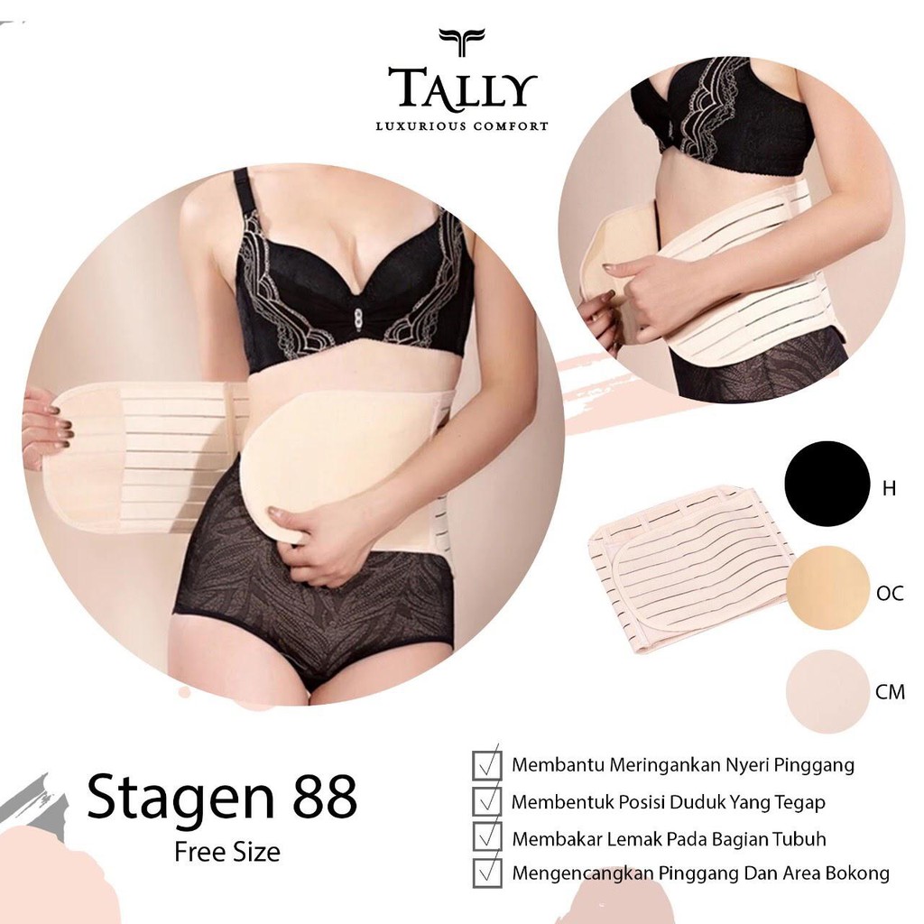 TALLY STAGEN / CORSET PERUT 88 | MODEL PEREKAT | BISA DIPAKAI SETELAH MELAHIRKAN