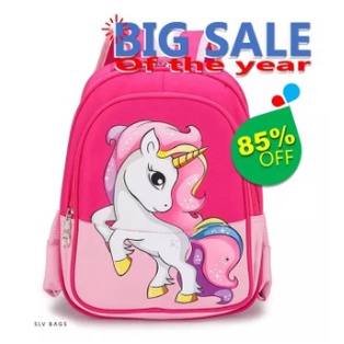 Tas Anak TK Perempuan Ransel 2021 Sekolah SD PAUD Ransel Kecil Kuda Poni Wanita Cewek Kecil Karakter