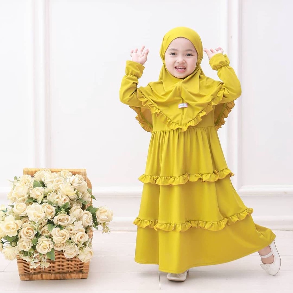 Murah Shahia Gamis Anak Perempuan “ZHAFIRA” Elegan