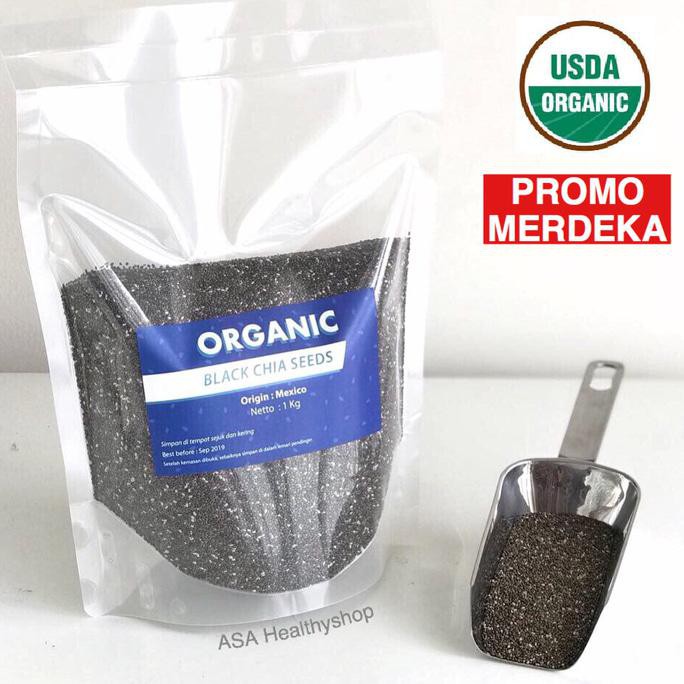 

1 Kg Organic Black Chia Seeds Mexico