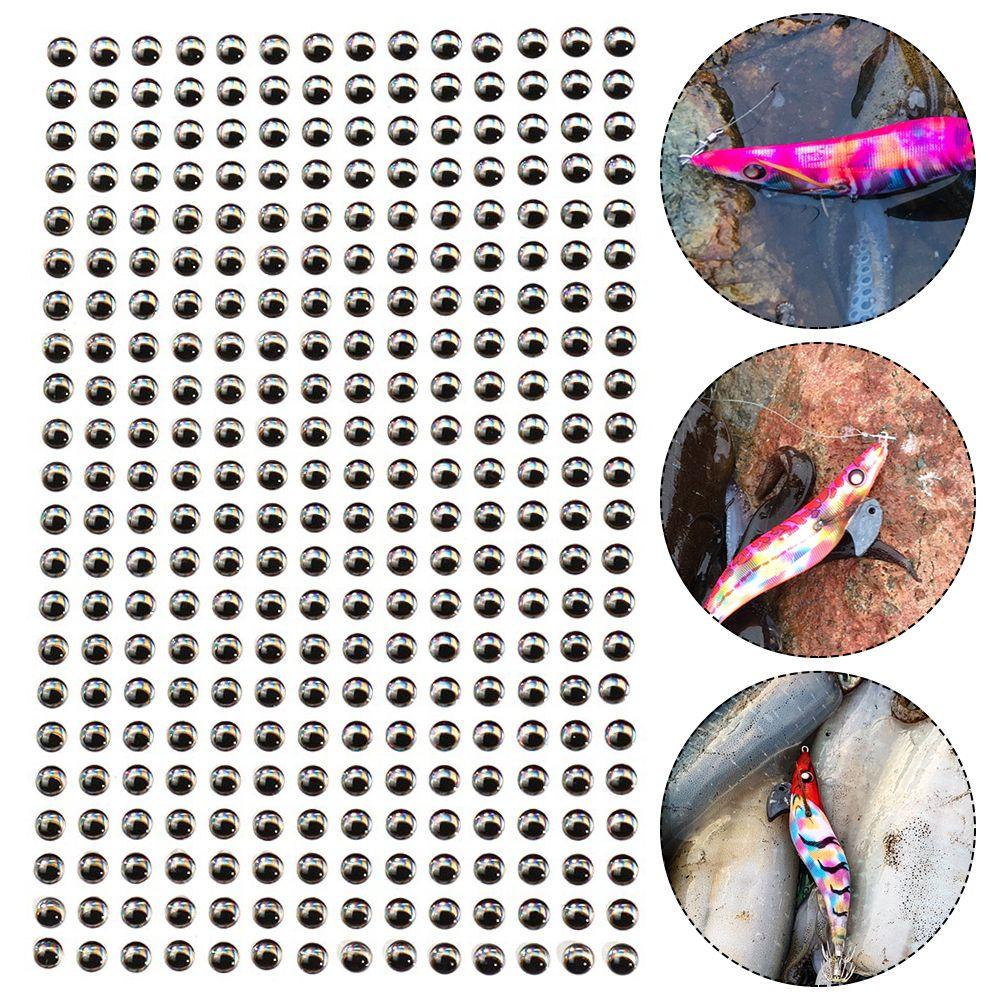 TOP 300pcs/set Fish Lure Eyes Stickiness Fly Tying Eyeball Down Alis Umpan Pancing