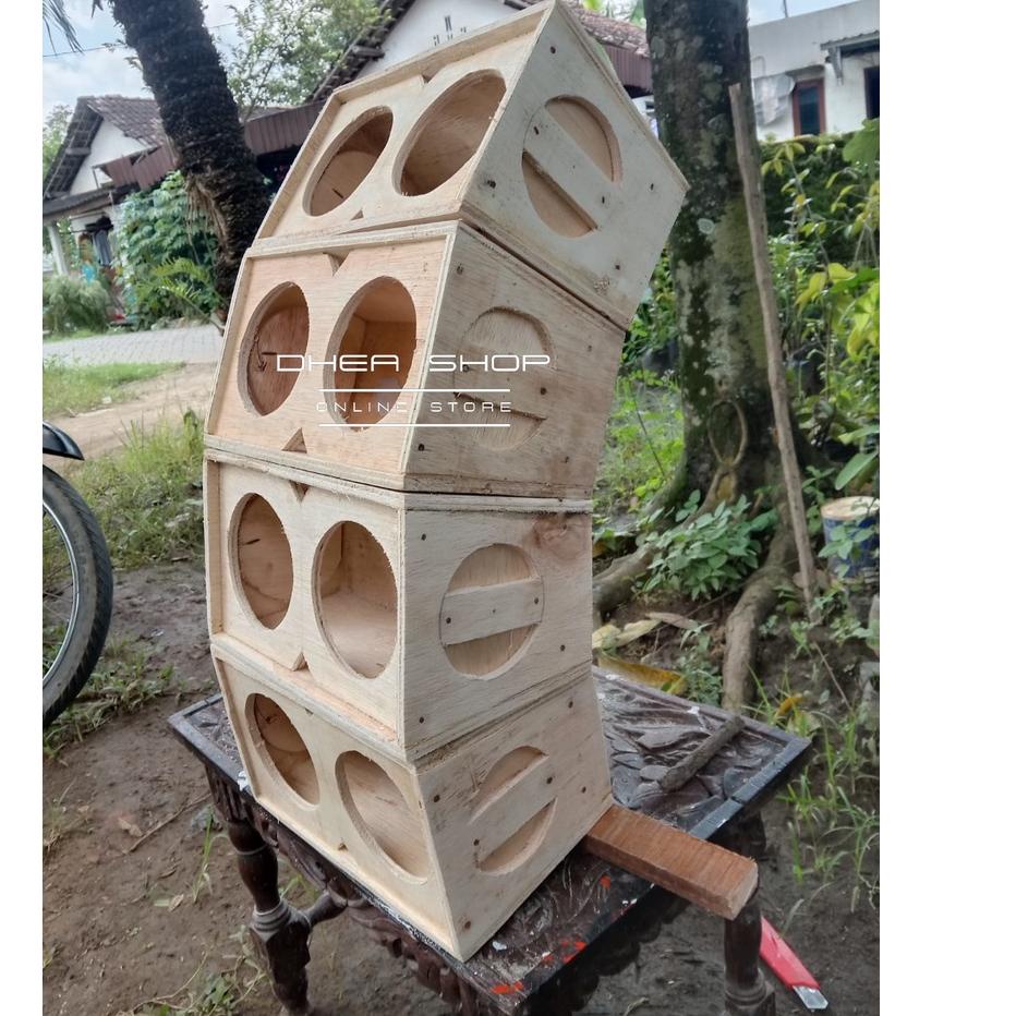 Serbuuuu.. Box Speaker Line Array 4 inch Double