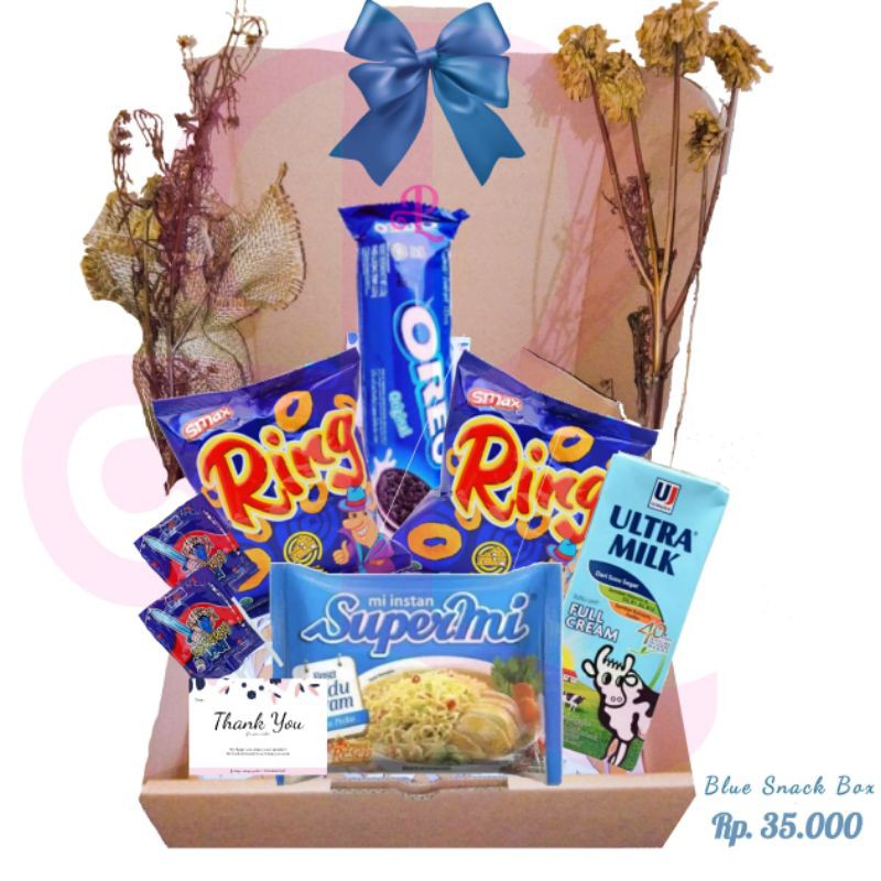 

Gift Box Snack tema biru