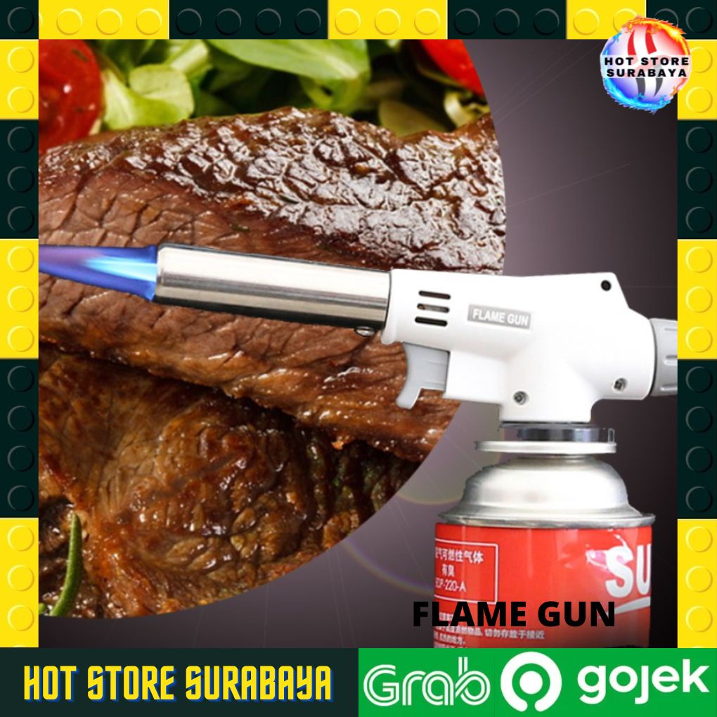 Flame Gun Gas Torch Blow Torch Kepala Las Pemantik Otomatis 920 HEAD TORCH GUN KEPALA GAS TORCH FLAME GUN ALAT BBQ BLOW TORCH PORTABLE