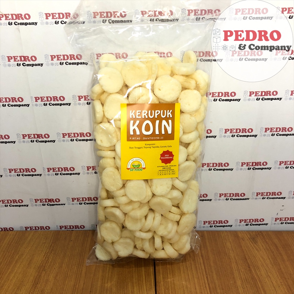 

SD food kerupuk koin 200 gram - fish cracker ready to eat