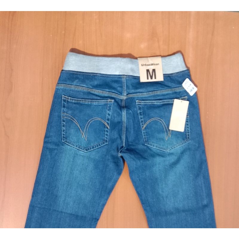 BPM2D-AX Denim Pinggang Karet / Slimfit / Ramayana Jatinegara