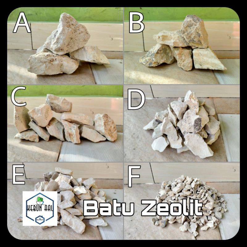 Batu Zeolit / Media Filter / Penjernih Air / 1 kg