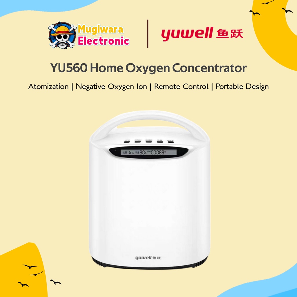 Yuwell YU560 Home Oxygen Concentrator Penghasil Oksigen