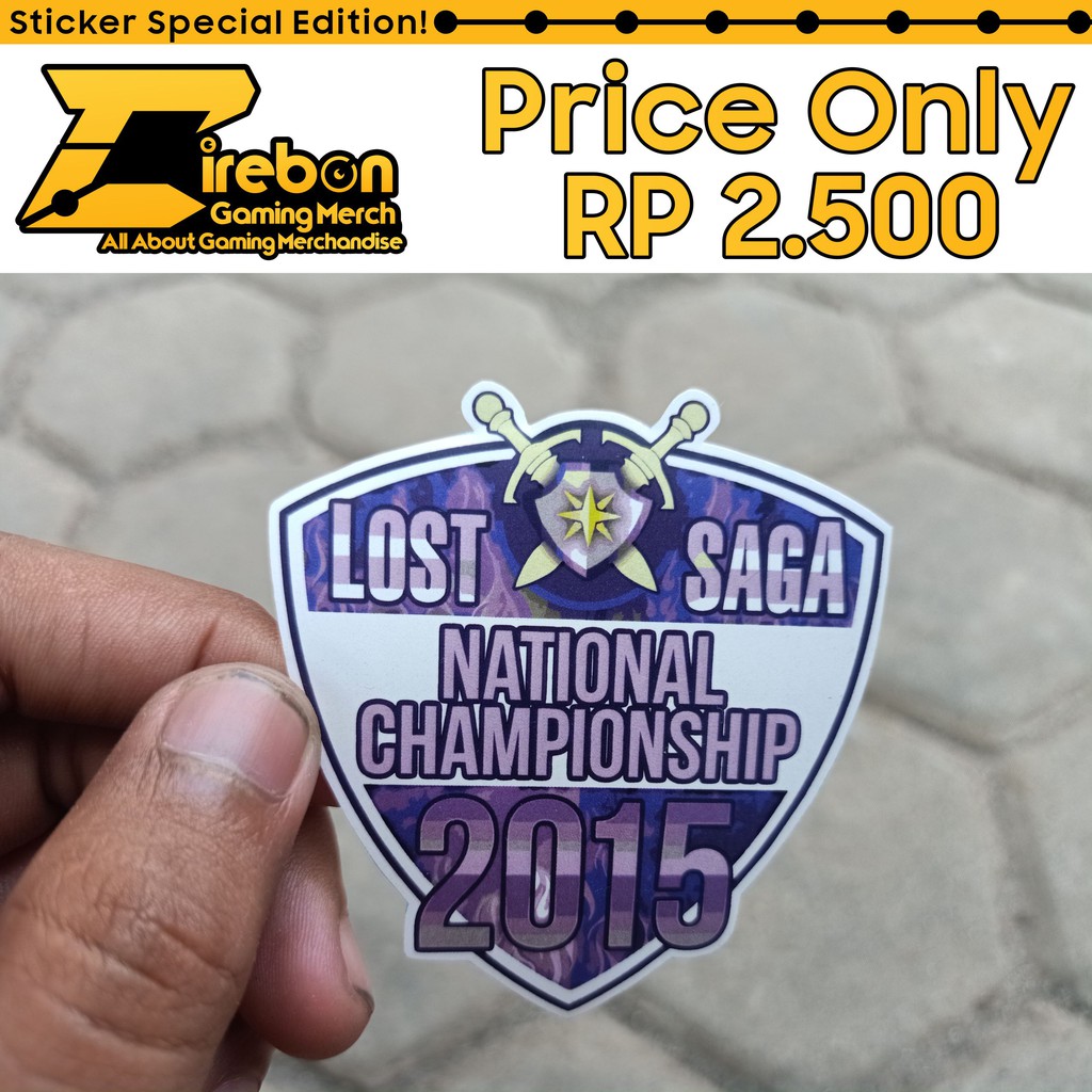 

Sticker Stiker Lost Saga National Championship 2015 LSNC 2015