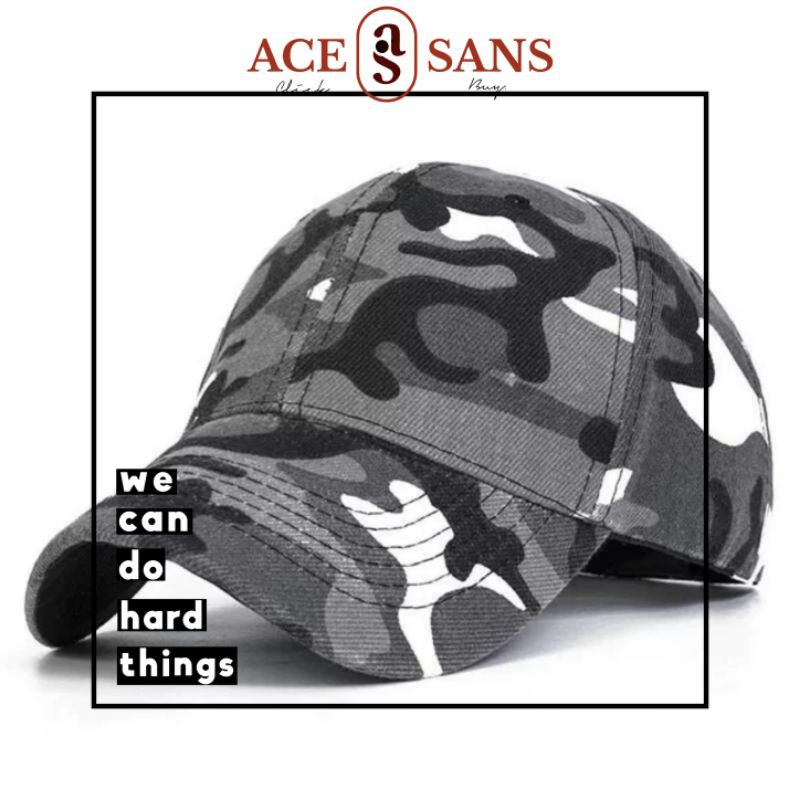 Topi Trucker Desain Camouflage Army s8r0102062 I Topi Baseball I Topi Kupluk I Topi Pantai I Topi