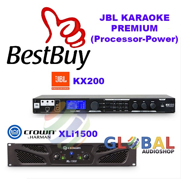 JBL Karaoke Premium KX200 Power Crown XLi1500 KX-200 XLi-1500