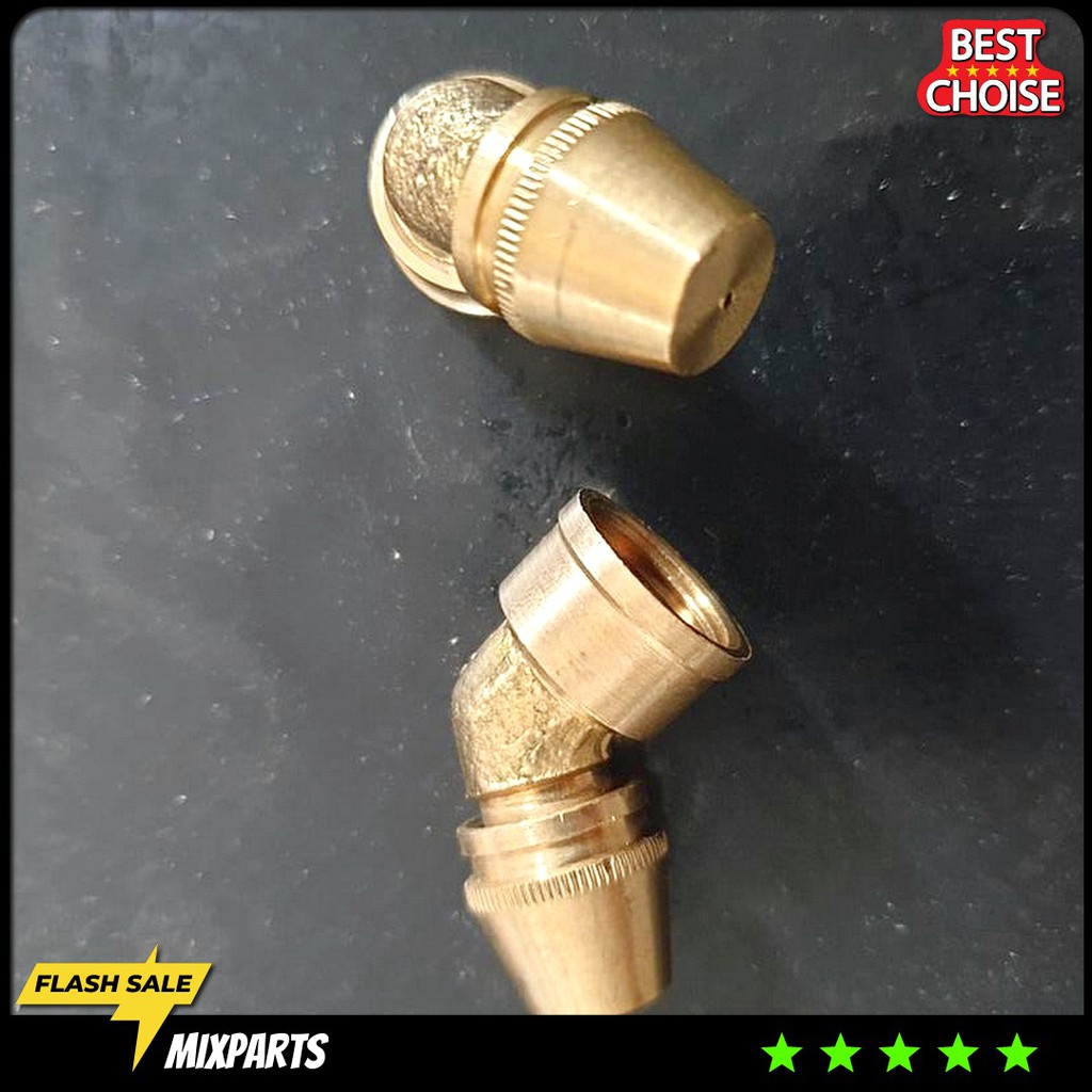 Ujung Steam / Kepala Steam / Nozel Nozzle Kepala Bengkok