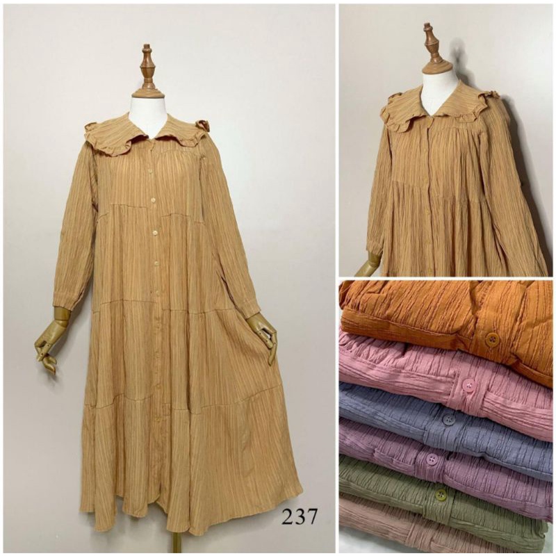 MIDI Dress Serat Kayu Premium, ORI Jadore J'Adore