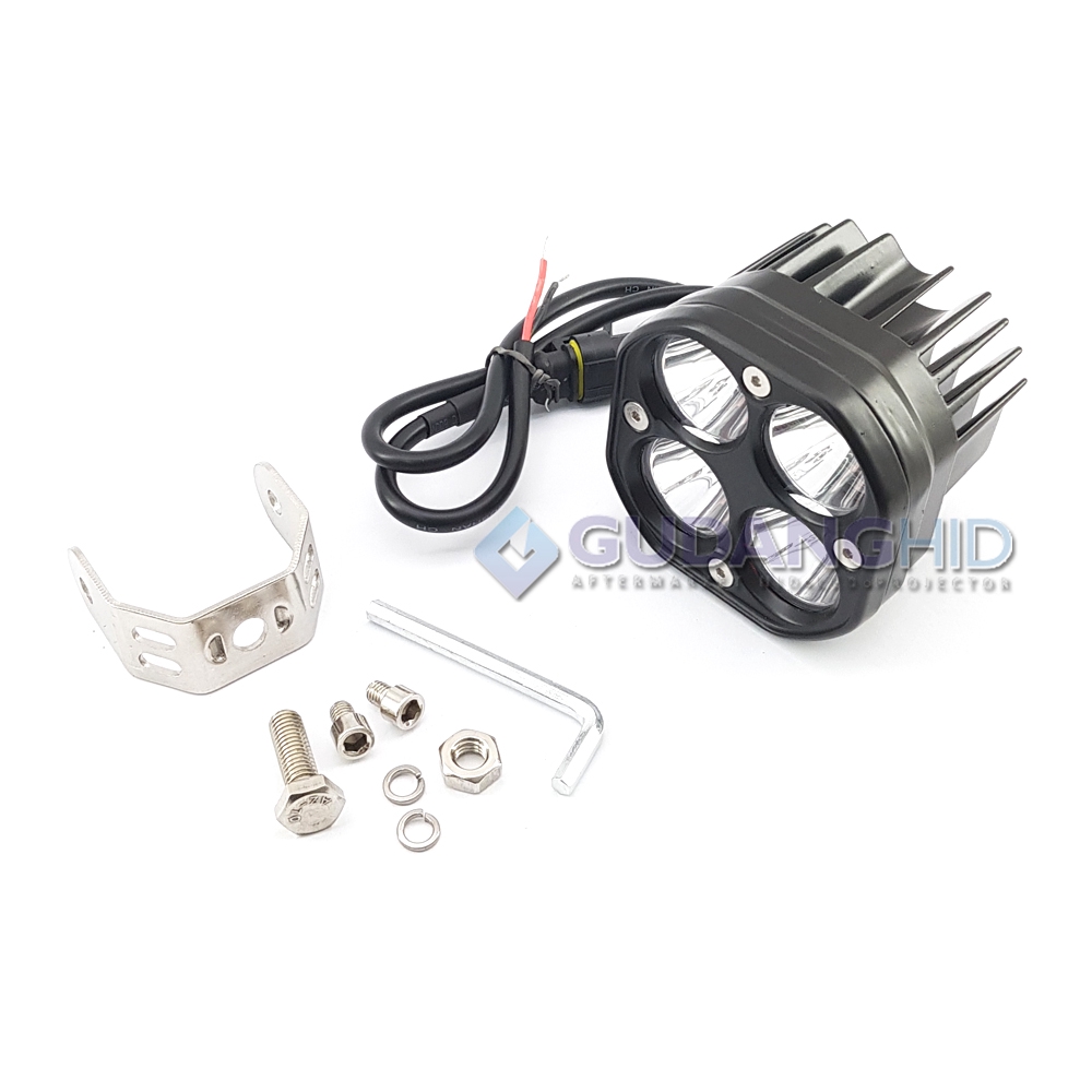 Lampu Tembak Sorot LED Cree 40W CWL 4 Mata LED Cree XML Super Terang