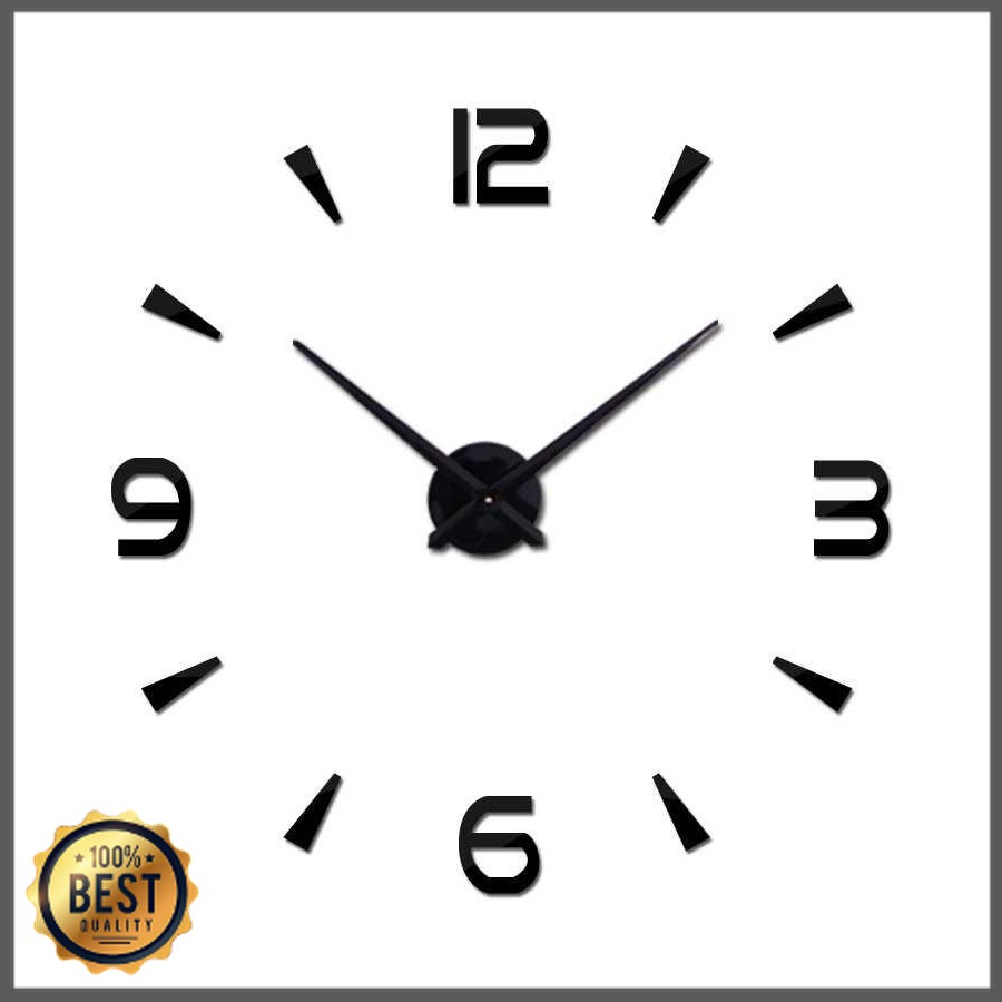 TG-JD005 Jam Dinding Besar DIY Giant Wall Clock Quartz 80-130cm - DIY-104