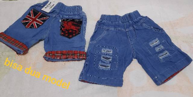 Celana pendek anak hotpants 1-6 thn denim