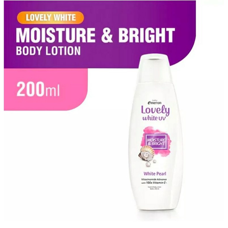 LOTION LOVELY WHITE UV MOISTURE &amp; BRIGHT WHITE PEARL 200 ML