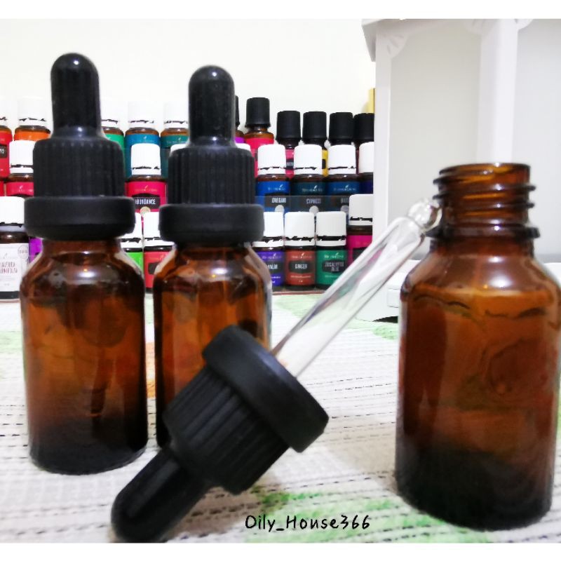 Botol Kaca Pipet 20ml (1set 3pcs)