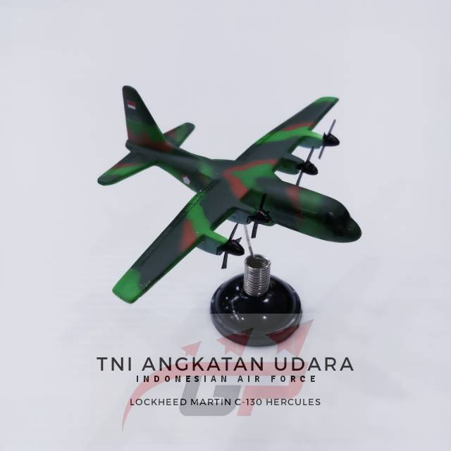 Miniatur Pesawat Per TNI AU C-130 Hercules