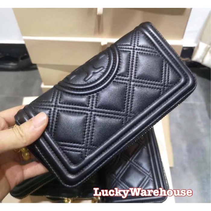 Tory Burch Fleming Soft Zip Continental Wallet - ORIGINAL 100%