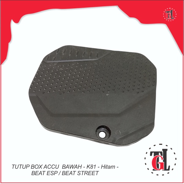 Tutup Box Accu K81 - Hitam / Beat Esp / Beat Street