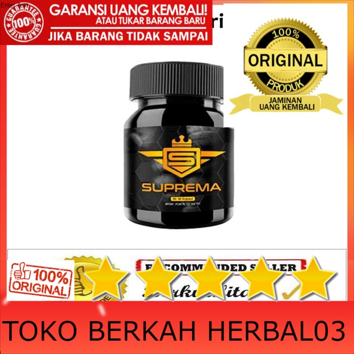 100% ASLI SUPREMA 100% Original BPOM 30 caps