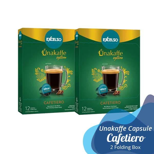 

vf0100f Unakaffe Capsule Cafetiero - Pack Of 2 Folding Box Ds20X11
