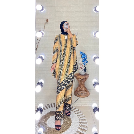 STELAN BATIK CELANA SUTRA DOLBI / free belt