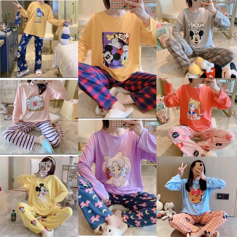 Baju Tidur Piyama PP Import Korea Baju Tidur Wanita Dewasa Import