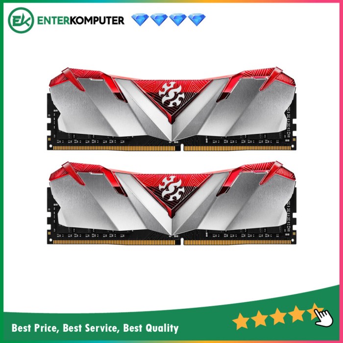 ADATA DDR4 XPG GAMMIX D30 PC25600 3200MHz 32GB (2X16GB) Dual Channel