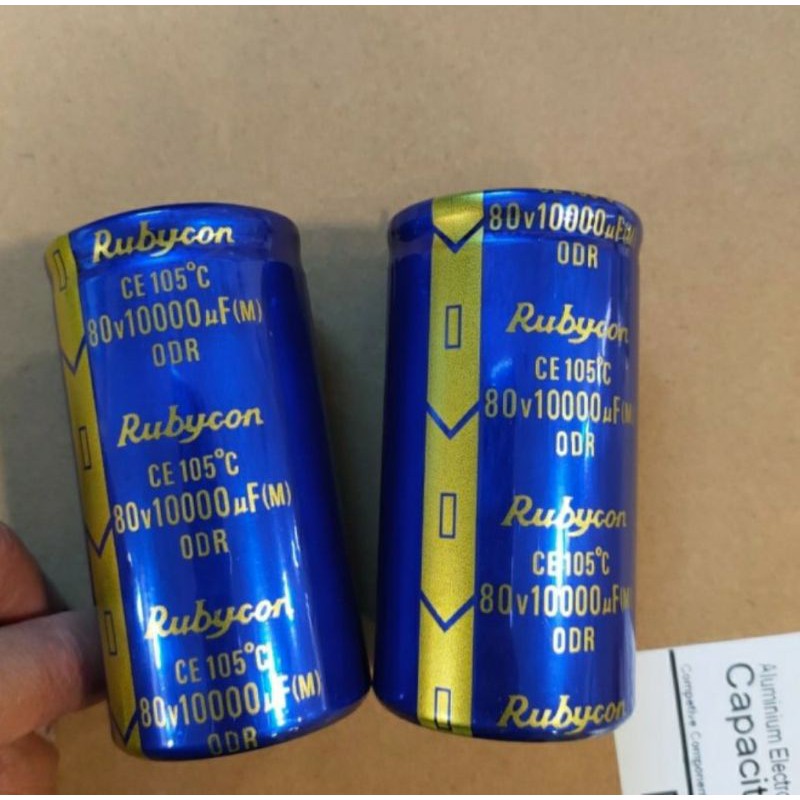 Elco 10000UF 80V Rubycon