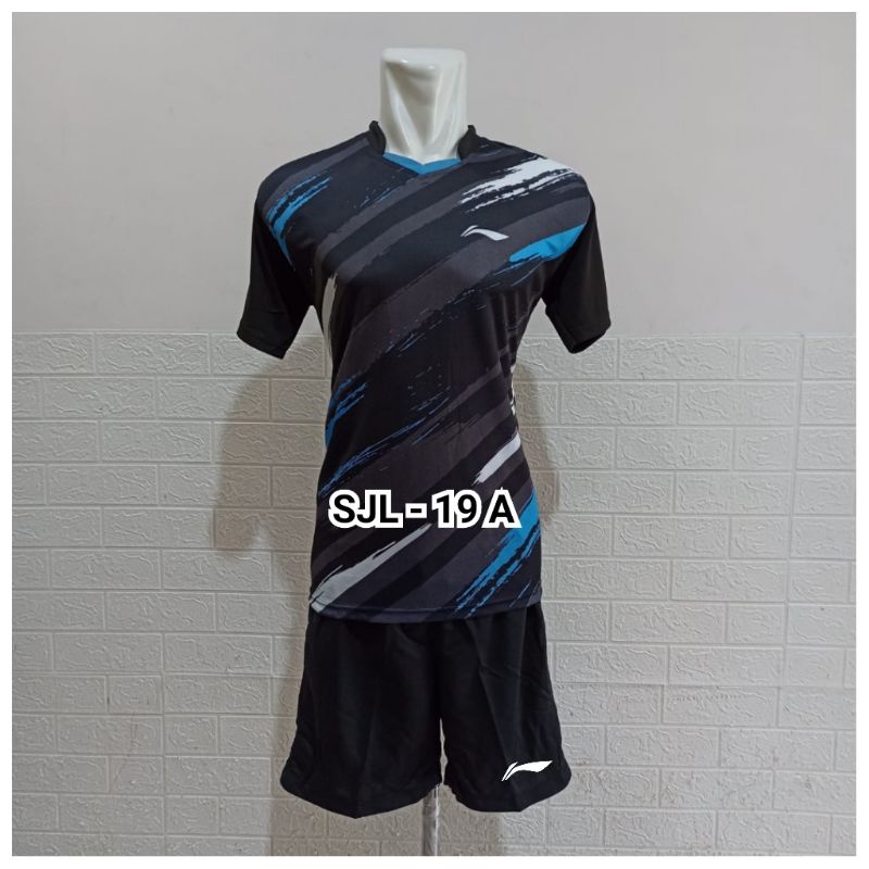 Set setelan jersey badminton full printing