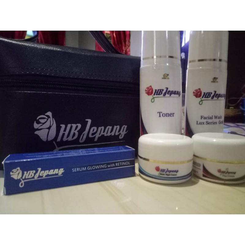 PAKET WAJAH CREAM  HB JEPANG SET TAHAP AWALAN BPOM
