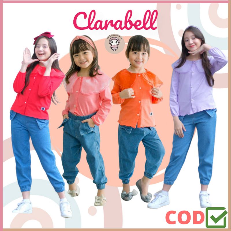 Setelan Anak Perempuan Clarabel Set Jeans