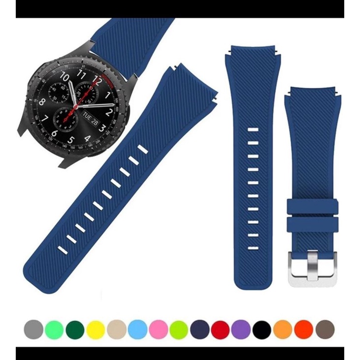 TALI JAM TANGAN SPORT SILICONE RUBBER STRAP HONOR WATCH GS PRO 22MM - WARNA