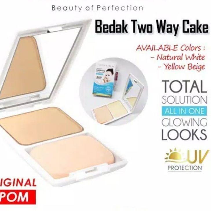 Kekinian BEDAK IMPLORA LIGHTENING TWO WAY CAKE YELLOW BEIGE & NATURAL WHITE.-3