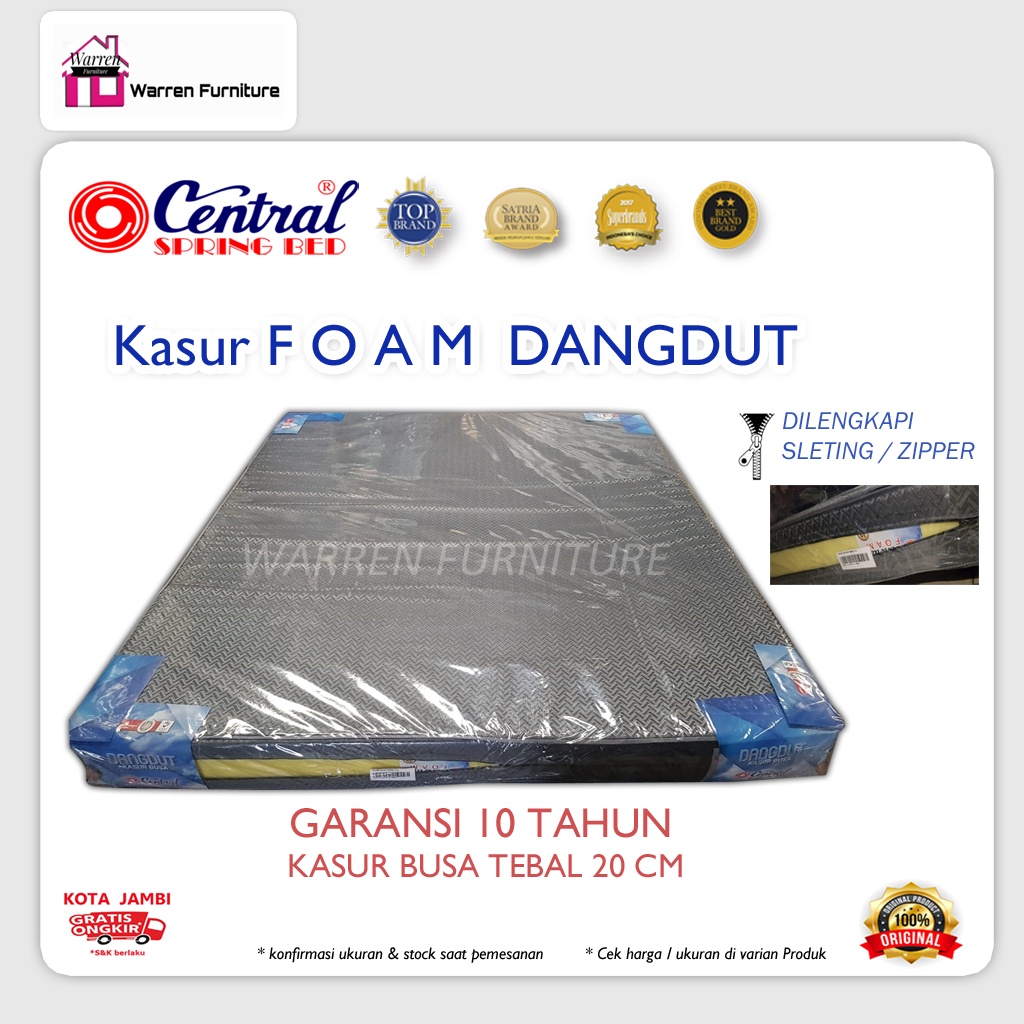 KASUR BUSA DANGDUT CENTRAL FOAM BY CENTRAL SPRINGBED