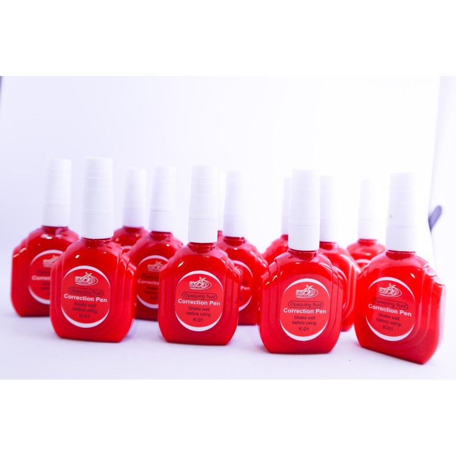 

Esco tip ex / tipex / tipx cair merah / correction fluid ESCO k-01